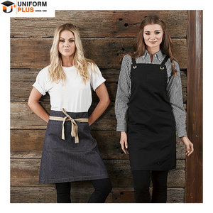 Uniforme del <span class=keywords><strong>grembiule</strong></span> uniforme del personale di attesa del ristorante Fast Food - Product Image 3