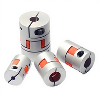 Accouplement flexible hélicoïdal en aluminium pour moteur, prix OEM, pour ateliers d'impression par Goldaxis
