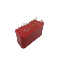 Universeller 16-Pin OBD-Stecker OBDII-Adapter J1962 Roter OBD-Buchsenanschluss für OBD-Geräte SETOCONT ST-SOF-002