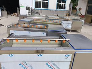 <span class=keywords><strong>Machine</strong></span> de nettoyage à rouleaux multifonctionnelle pour le lavage et le pelage des légumes, ligne de traitement combinée - Product Image 5