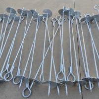 Poids 5kg Length1.5m Fixation Fer Ancre Métal Terre Vis D'ancrage