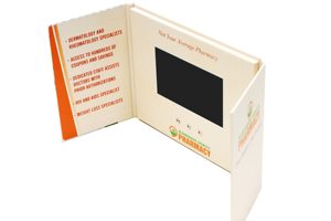 <span class=keywords><strong>7</strong></span>-inch màn hình video Brochure bưu phẩm A5 phong cách kinh doanh thẻ <span class=keywords><strong>LCD</strong></span> hiển thị cổ tích thiên thần âm nhạc chủ đề handmade giấy thủ công công công ty - Product Image 3