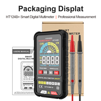 HABOTEST Meilleur AC DC Voltmètre Smart Mobile Phone True RMS Multimètre Multi Mètre Testeur Auto Numérique DMM pour Électronique HT124B +