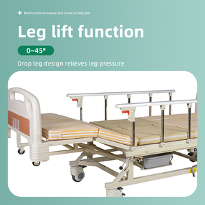 Многофункциональная Регулируемая медицинская Больничная койка для домашнего использования с функцией переворачивания сестринского ухода - Product Image 2