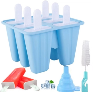 New Product Silicone Sticks Shape Popsicle Mold for Ice <b>Cream</b> Making - Product Image 3