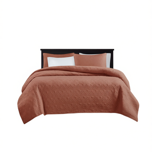 Ensemble de couette réversible moderne 3 pièces, couleur unie, literie toutes saisons pour la décoration de la maison - Product Image 1