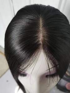 Toutes les tailles et variétés de pièces de cheveux pour femmes Remy Human Hair Toupee Silk Base Topper - Product Image 3