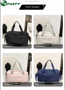 HighQuqlity New Design Sports and Fitness Wet and Dry Separation Black Gym Bag <strong>Large</strong> Capacity Waterproof Sports Travel <strong>DuffleBag</strong> - Product Image 3