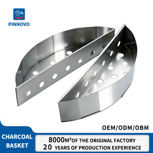 Parrilla de Carbón de Acero Inoxidable Resistente Pinniu para Verduras - Uso en Exteriores, Fácil de Limpiar - Product Image 3