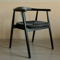 Fauteuil nordique moderne tressé, chaise d'événement pour fêtes et mariages, chaise à accoudoirs en bois, chaise de salle à manger et de salon, mobilier