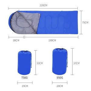 <span class=keywords><strong>Sac</strong></span> de <span class=keywords><strong>couchage</strong></span> léger en forme de enveloppe, en polyester, 3 saisons, imperméable, intérieur/extérieur, confortable, pour la randonnée et le camping par temps <span class=keywords><strong>froid</strong></span> - Product Image 2