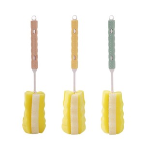 Sponge Cup <b>Brush</b> Long Handle <b>Extendable</b> Kitchen <b>Cleaning</b> <b>Brush</b> For Cup And Bottle - Product Image 2