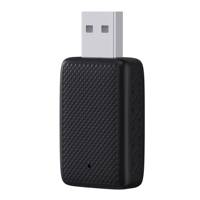 Mini adaptateur dongle 2-en-1 : convertit CarPlay et Android Auto filaires en sans fil, USB Type-C, WiFi, BT 5.4