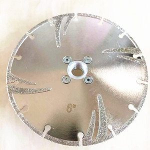 150 mm 6 Inch Gold Anger Grinder Cutting Disc Diamond Electroplated Circular Hard Stone Cutting Diamond <strong>Blade</strong> <strong>Saw</strong> - Product Image 1