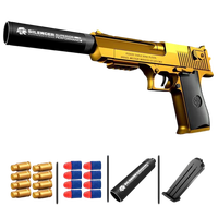 Pistolets jouets à balles souples pour garçons, filles et adultes, avec balles et chargeur à éjection automatique
