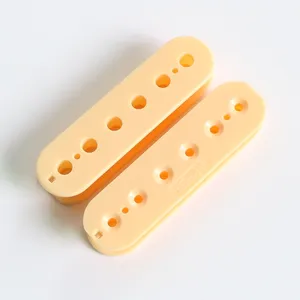 Wholesale PC material Ivory Humbucker Guitar Pickup Bobbins in 50/52mm string spacing slug/screw sides