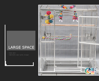 Système de verrouillage de porte en acier inoxydable de gros volume, haute performance, pour cage à oiseaux et grande cage à perroquet