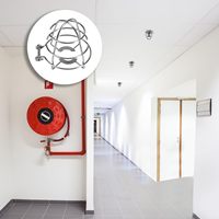 Protection de tête de gicleur d'incendie en fer, pour montage encastré, mural latéral ou semi-encastré, 1/2 pouce et 3/4 pouce
