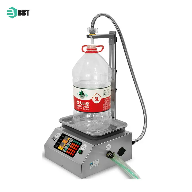 Digital Numeric Control Pump Honey Filler Paste Edible Oil Liquid Filler For Small Bottle Filling Machine