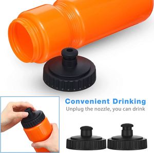 Botellas de Agua Reutilizables de Plástico de 25 oz, Botella de Agua Deportiva Portátil con Tapa a Prueba de Fugas para Fitness y Deportes al Aire Libre - Product Image 3