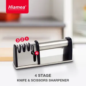 Pengasah pisau 4-tahap, pengasah gunting untuk dapur