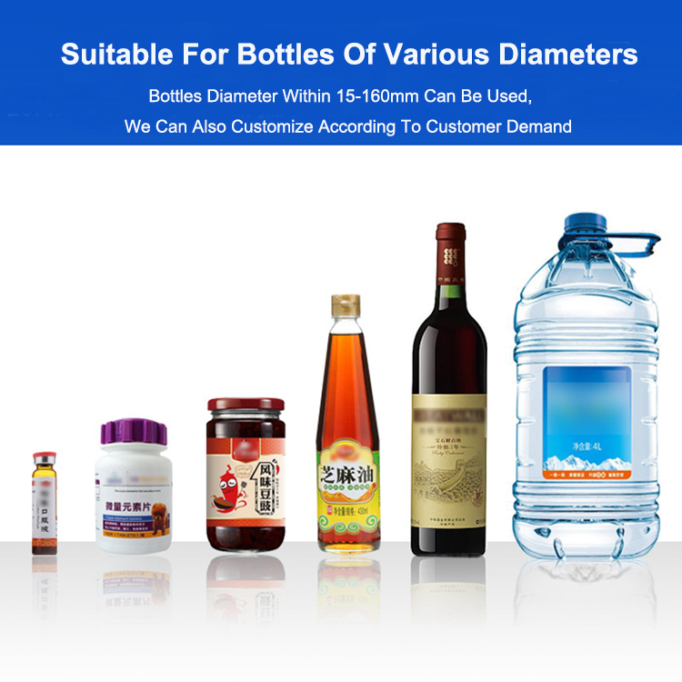 Kosmetische Nahrungsmittel-Juice Manual Bottle Labeler Semi-Selbstaufkleber-Rollen-Maschine in der kleinen Werkstatt 2