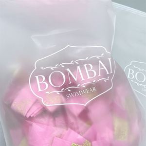 Custom Matte Print PE Ziplock Poly <b>Zip</b> Lock Frosted Plastic Packaging Bag for Clothes - Product Image 5