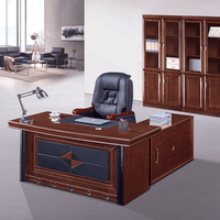 Bureau de direction moderne convertible en bois avec design ergonomique et taille personnalisable