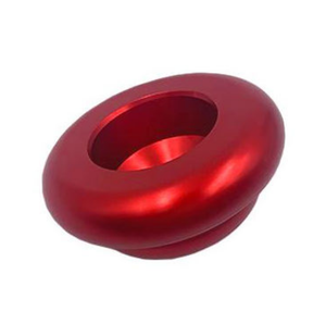 Cubierta Circular de Aluminio Anodizado Rojo de Alta Precisión, Mecanizado CNC, Accesorios para Equipos Personalizados OEM - Product Image 3
