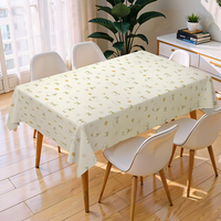 Nappe en PVC à fleurs grises RNPT Russie, Housse de table rectangulaire à motifs pour cuisine