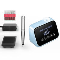 Polisseuse à ongles électrique Portable professionnelle 35000 tr/min haute vitesse à faible bruit enlève la perceuse à ongles en Gel acrylique pour professionnel