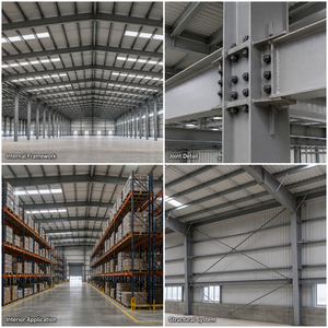 Edificio de Almacenamiento Prefabricado de Acero Ligero, Kit de Metal Galvanizado, Fácil Instalación, Personalizable, Pequeño, Residencial, para Estacionamiento - Product Image 5