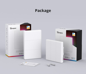 SONOFF Interruptor táctil de pared inteligente con Wifi, interruptor de luz LED inteligente con acceso táctil completo TX <span class=keywords><strong>Ultimate</strong></span>, Control de voz, <span class=keywords><strong>Alexa</strong></span>, 1 de 2 - Product Image 3