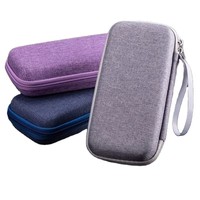 Boîte de rangement de voyage étanche en EVA rigide durable, étui de protection en gros de haute qualité pour peptides avec fermeture éclair