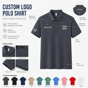 เสื้อโปโลใยสาหร่ายอีโค่ สำหรับผู้ชายและผู้หญิง เนื้อผ้าไหมเย็นสบาย ผสมคอตตอน ยืดหยุ่นสูง ระบายอากาศดี เป็นมิตรกับผิว เสื้อยืดโปโลเรียบง่าย สั่งตัดได้ตามต้องการ - Product Image 3