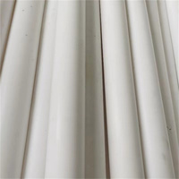 Tige en PTFE vierge remplie de verre, barre plastique multicolore anti-glissement haute rigidité pour joints de conduites chimiques