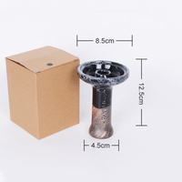 Accessoires de chicha personnalisés, bol en céramique, tête de narguilé multicolore