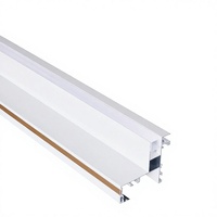 Profilé LED Moderne Bicolore en Aluminium 6063-T5 pour Plafond Nid d'Abeille, Décoration de Hôtels et Villas