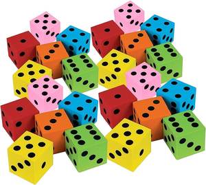 Nhà máy sản xuất OEM tùy chỉnh <span class=keywords><strong>Mini</strong></span> Jumbo tập thể dục bán buôn logo in EVA PU Yoga bọt xúc xắc - Product Image 1