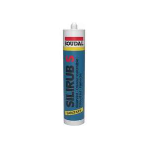 SOUDAL Silicone sanitaire Silirub S gris 300 ml - Product Image 1
