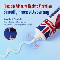 Colle de réparation Nianlida 50ml pour sacs à main et bagages – Adhésif transparent ultra-résistant pour coques rigides, tissus et garnitures – Réparation sans durcissement