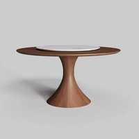 Massivholz-Ess möbel 120cm 130cm 150cm 52 ''59'' Runder Esstisch aus Holz 1,3 m Massivholz-Drehteller-Esstisch