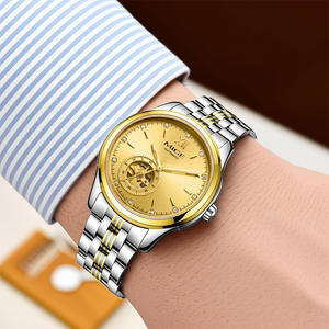 Montre mécanique exclusive pour homme personnalisée, design tourbillon, étanche, mouvement Miyota, cadran à aiguilles, couronne - Product Image 4