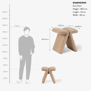 Pouf en tissu moderne, meuble de maison, repose-pieds rond rembourré et doux, siège au sol pour salon, chambre, entrée, hôtel - Product Image 4