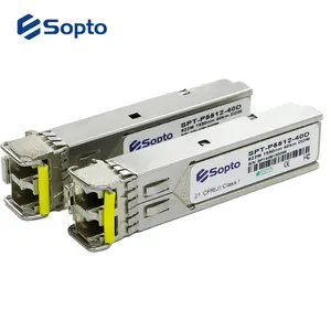 Sopto 622M โมดูลไฟเบอร์ออปติก 1550nm 40 กม.80 กม.120 กม.150 กม.LC Connector ใช้งานร่วมกับอุปกรณ์แบรนด์ 622M Transceiver SFP