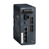 Mcsesm063f2cu0 Connexium Managed Switch 6 Ports 2 Glasfaser 4 Kupfer 10-100 Mbit/s PLC