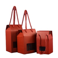 Vente en gros Boîtes d'emballage créatives en kraft pour thé miel Boîte en papier pliage facile de jaune d'oeuf noix pâtisserie biscuits Tasses Boîtes en papier cadeau