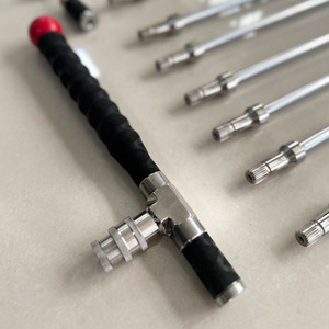 Kit de 13 crochets rapides interchangeables en acier de qualité professionnelle pour réparation de bosses de voiture <span class=keywords><strong>Tesla</strong></span>, tête M8, outil de tôlerie - Product Image 3
