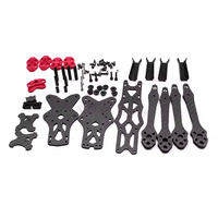 Kit de cadre quadrirotor en Fiber de carbone 5 pouces 225mm 225/6 pouces 260mm/295mm bras 5.5mm pour modèles de Drone de course APEX FPV Freestyle RC