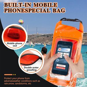 2L Capacity Waterproof <strong>Bag</strong> Outdoor Crossbody <strong>Bag</strong> 2-in-1 Cell Phone Waterproof Pouch PVC Swimming Waterproof <strong>Bag</strong> - Product Image 4
